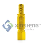 SSMC Female Connector Gold Plated for RD316 & Similar Cables Straight Connector thumbnail 1
