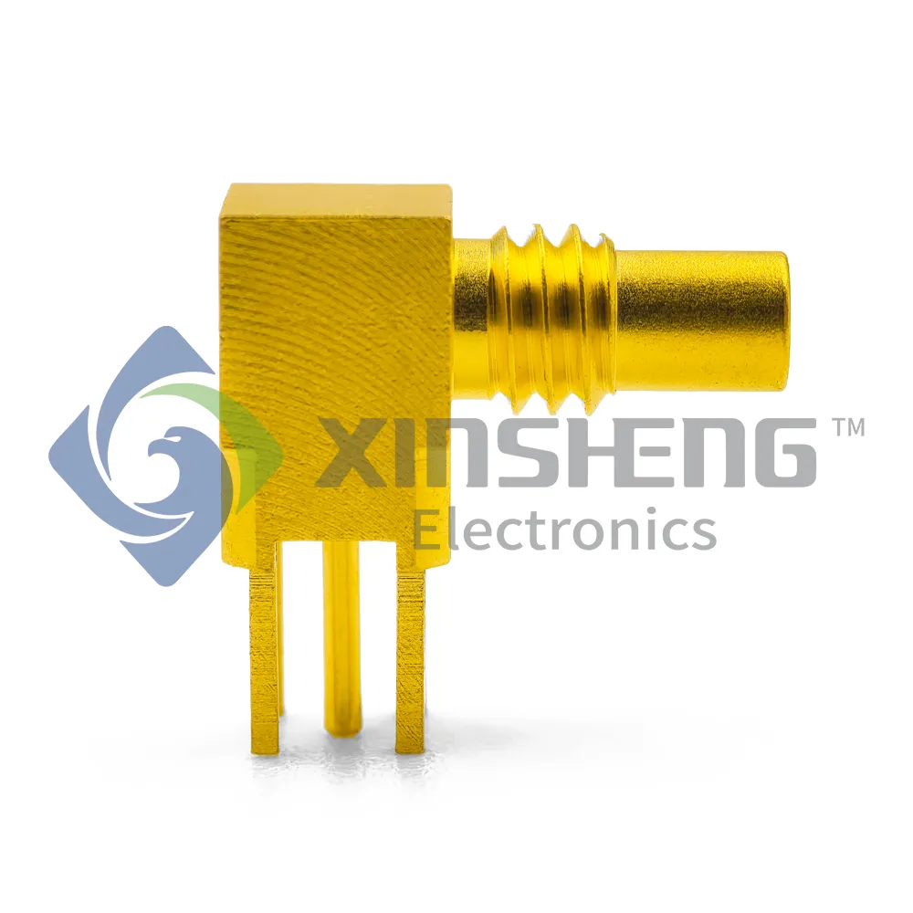 SSMC-KWE-3.5 SSMC Right Angle Jack Female Gold Plated PCB Mount