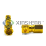 SSMC Female Right Angle Coax Connector Gold Plated (Crimp Type) for RG316DS & Similar Cables thumbnail 3