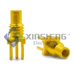 SSMC Female Straight Connector Gold Plated for PCB mount (KE-3.95) thumbnail 4