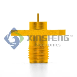 SMA-KFD-2.5-02 Stright Solder Flange-Mount Jack