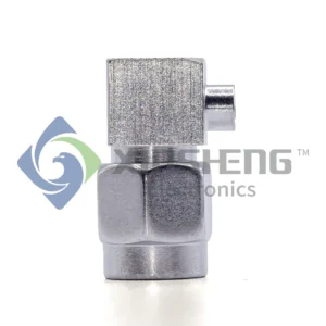 SMA R/A Solder RG-405 50Ω Plug
