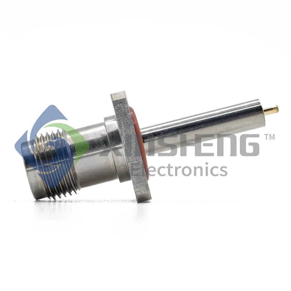 TNC-KFD-3 Stright Solder Flange Mount Jack Female RF Connector