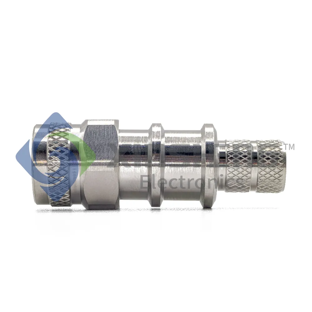 TNC Stright Crimp For FBT-400 Cable Mount Plug Male RF Connector