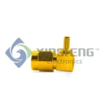 SMA-JW3 Right Angle Crimp Cable Mount For RG316 Plug Male RF Connector thumbnail 2