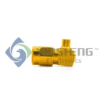 SMA-JWB2 Right Angle Crimp Cable Mount For .086 Plug Male RF Connector thumbnail 2