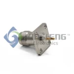 TNC Stright Solder Flange Mount Jack Female RF Connector thumbnail 4